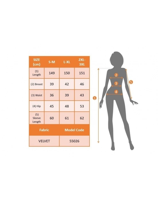 Kadın Uzun Kollu Yırtmaçlı önü Pile Detay Kadife Elbise