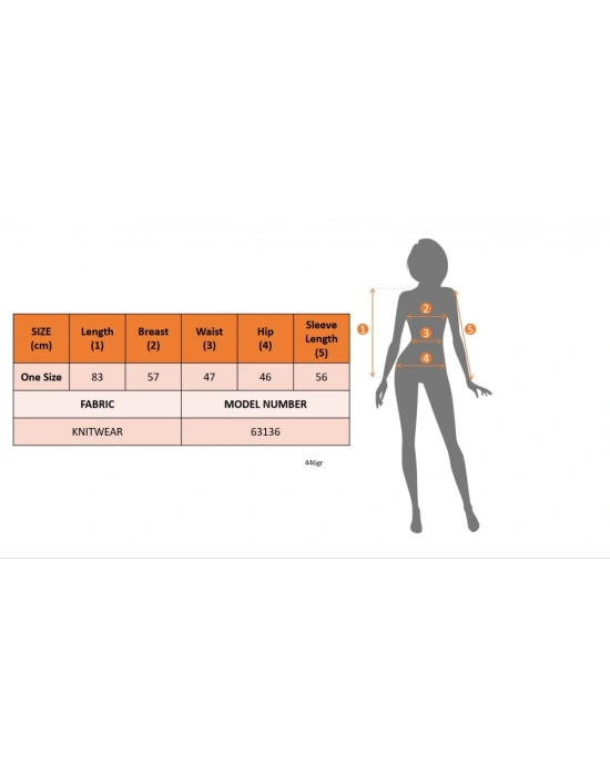 Kadın Uzun Kollu Yuvarlak Yaka çizgili çok Renkli Triko Elbise