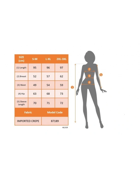 Kadın Uzun Kollu Yuvarlak Yaka Pileli Salaş Mini Ithal Krep Elbise