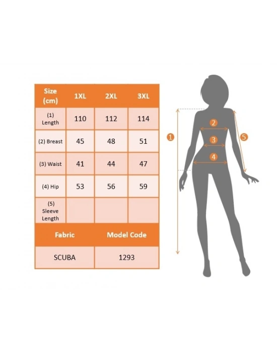 Kadın V Yaka Askılı Eteği Volanlı Yırtmaç Detay Desenli Dalgıç Büyük Beden Elbise