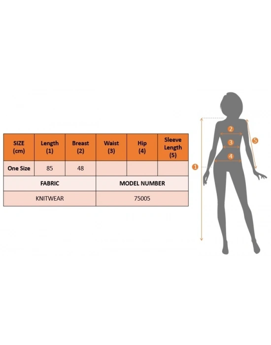 Kadın V Yaka çizgi Desenli Yanlar Asansör Büzgülü Triko Pareo