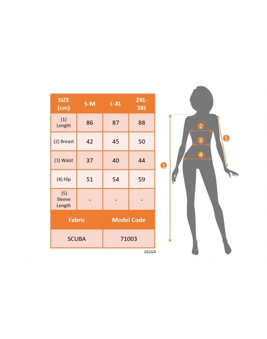 Kadın Yaka Damla Dekolteli Siyah Beyaz Desenli Dalgıç Elbise