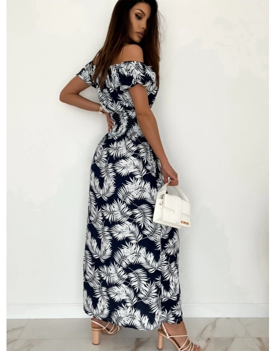 Kadın Yaprak Desenli Elbise