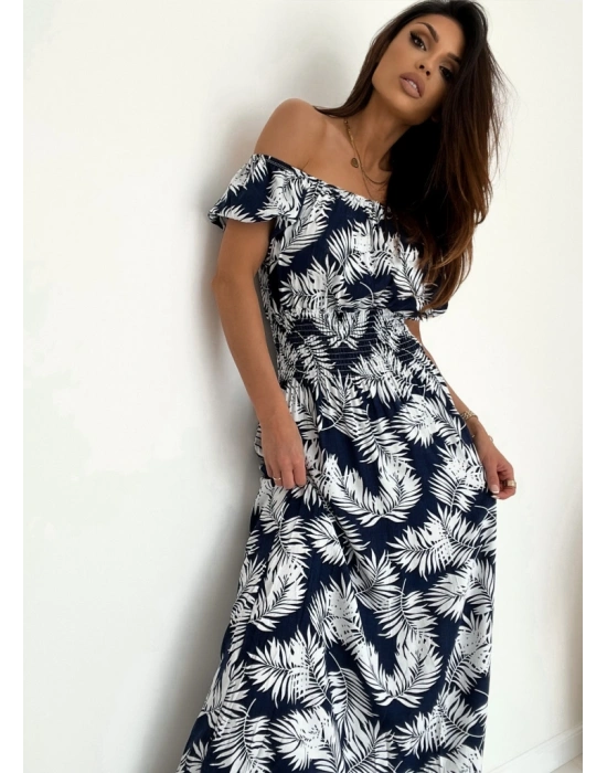 Kadın Yaprak Desenli Elbise