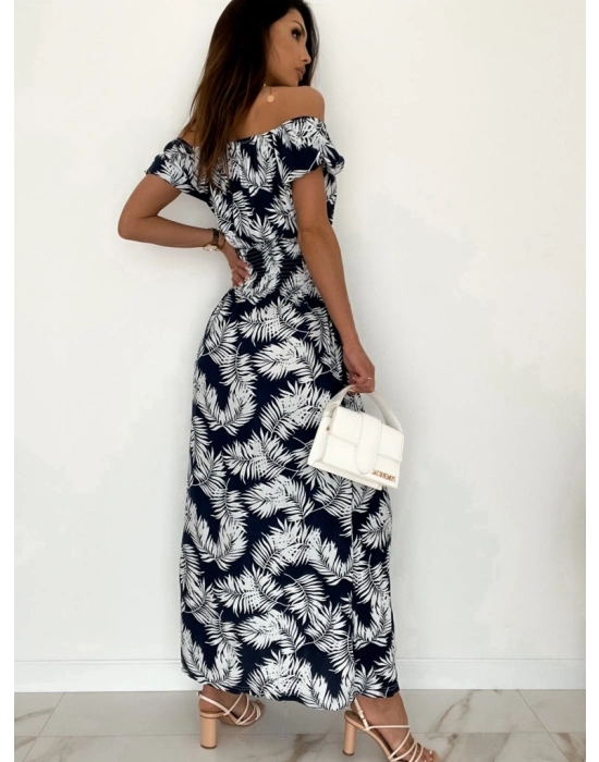 Kadın Yaprak Desenli Elbise