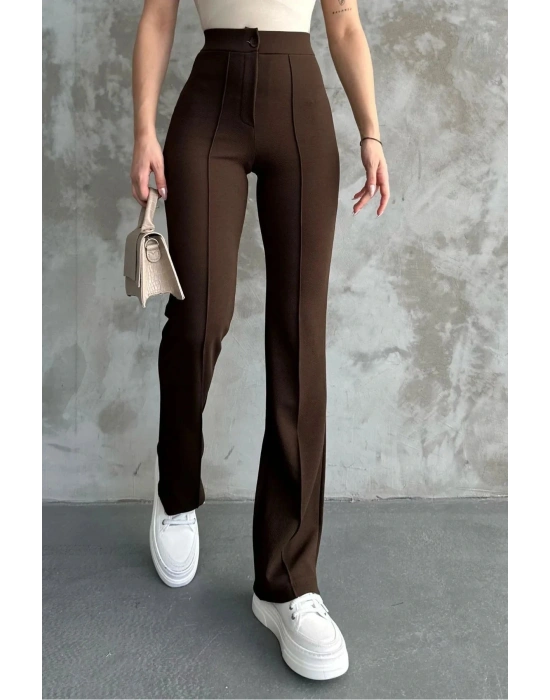 Kadın Yeni Sezon Yüksek Bel Dört Mevsim Palazzo Pantolon