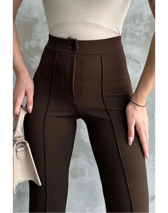 Kadın Yeni Sezon Yüksek Bel Dört Mevsim Palazzo Pantolon