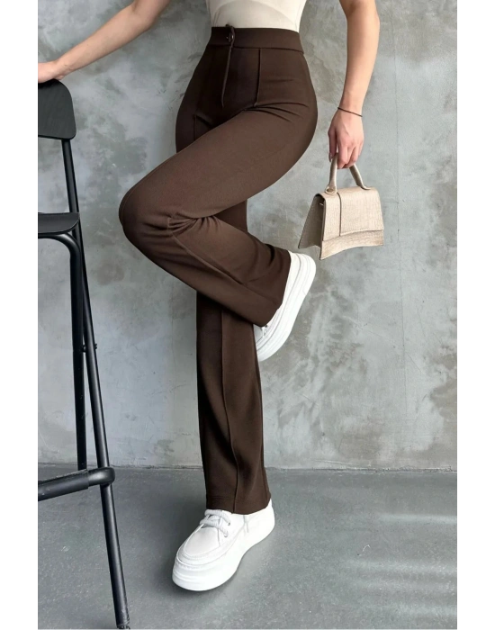 Kadın Yeni Sezon Yüksek Bel Dört Mevsim Palazzo Pantolon