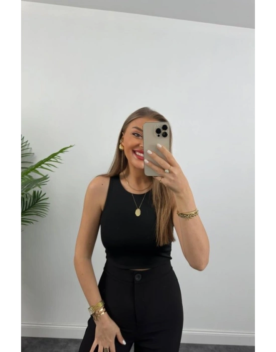 Kadın Yüksek Bel Atlas Kumaş Palazzo Pantolon