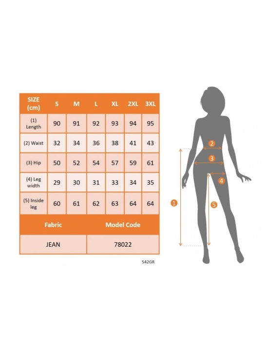 Kadın Yüksek Bel Bağcıklı Kot Pantolon