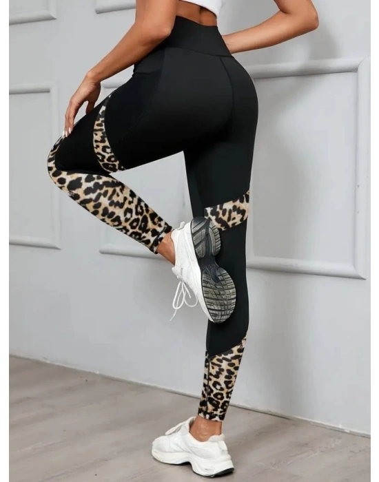 Kadın Yüksek Bel Cep Detaylı Dalgıç Pantolon