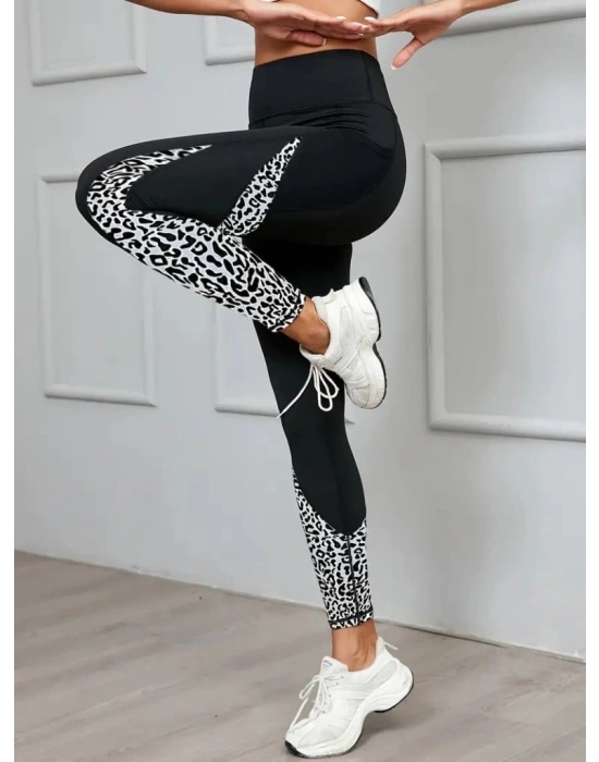 Kadın Yüksek Bel Cep Detaylı Dalgıç Pantolon