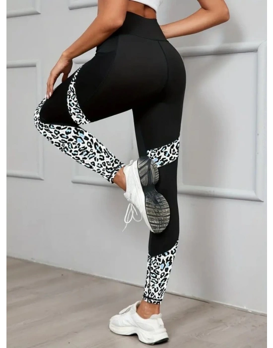 Kadın Yüksek Bel Cep Detaylı Dalgıç Pantolon