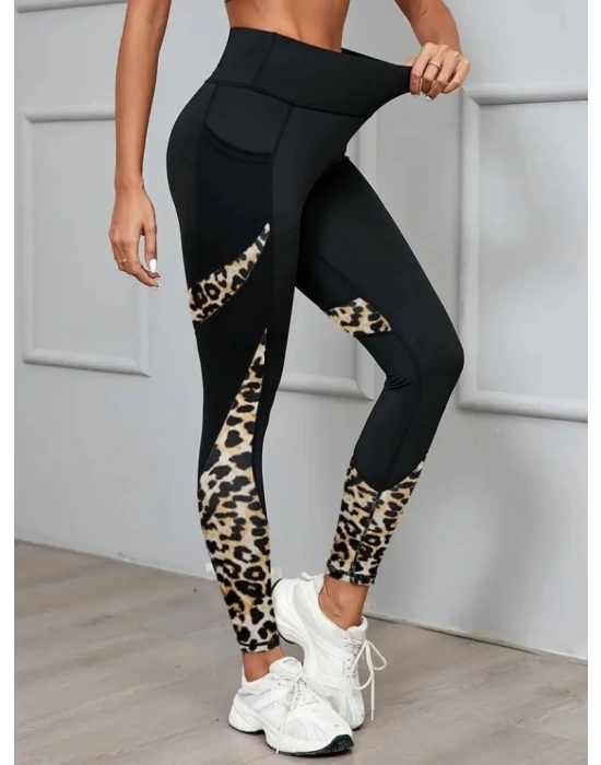 Kadın Yüksek Bel Cep Detaylı Dalgıç Pantolon