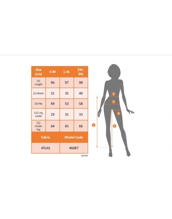 Kadın Yüksek Bel Cepli Atlas Pantolon