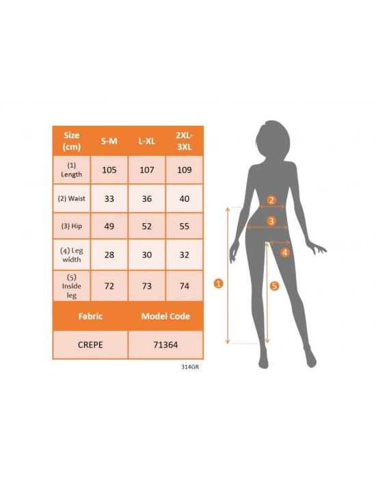 Kadın Yüksek Bel Cepli Cırt Kapama Janjan Krep Pantolon