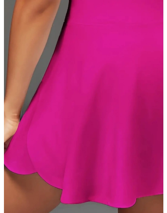 Kadın Yüksek Bel Cepli Sandy Short Etek