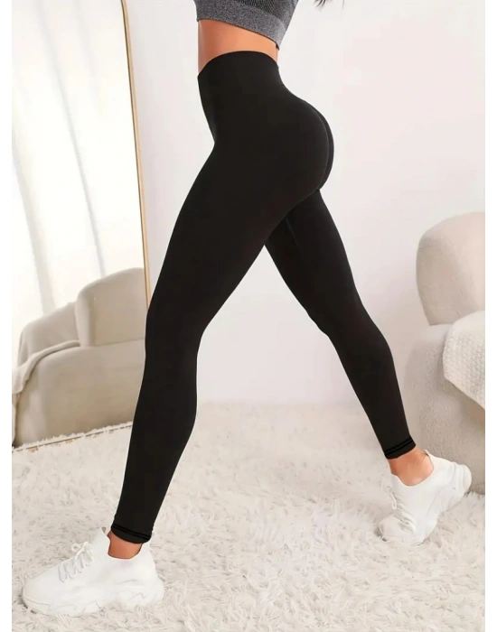 Kadın Yüksek Bel Dalgıç Spor Tayt