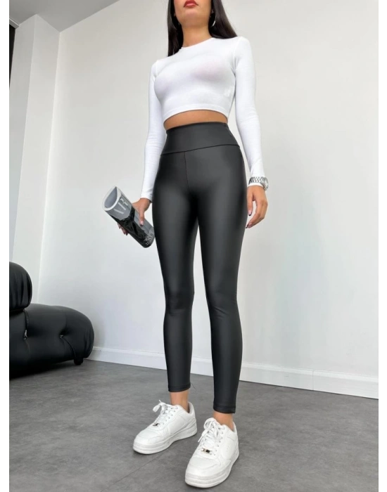 Kadın Yüksek Bel Içi şardonlu Fırsat ürün Toparlayıcı Tayt