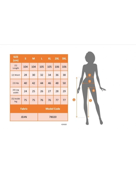 Kadın Yüksek Bel İspanyol Paça Kot Pantolon