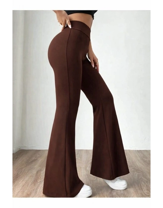 Kadın Yüksek Bel Ispanyol Paça Tayt