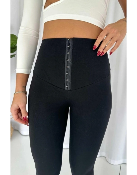 Kadın Yüksek Bel Korse Ve Kopça Detay çelik Toparlayıcı Tayt