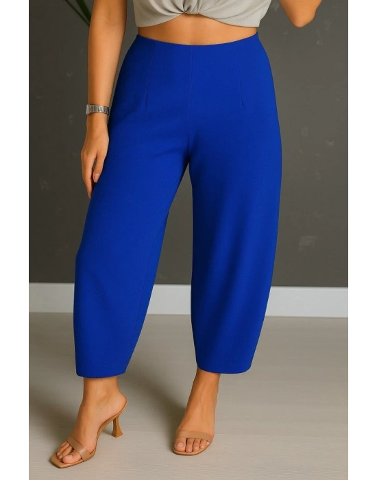 Kadın Yüksek Bel Krep Pantolon