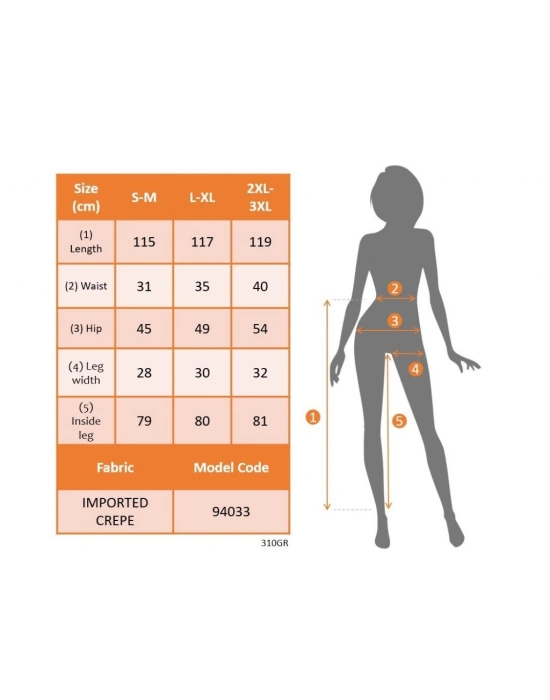 Kadın Yüksek Bel önden Büzgülü Ispanyol Ithal Krep Pantolon