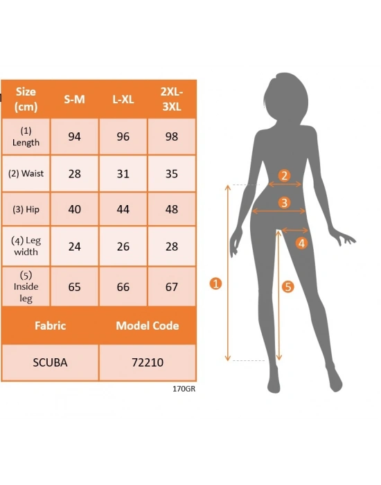 Kadın Yüksek Bel önden Düğmeli Dalgıç Tayt