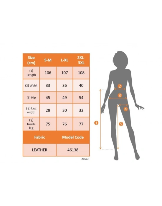 Kadın Yüksek Bel Paçaya Doğru Geniş Deri Pantolon