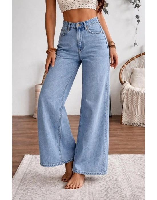 Kadın Yüksek Bel Palazzo Pantolon