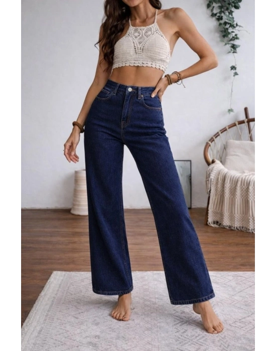 Kadın Yüksek Bel Palazzo Pantolon