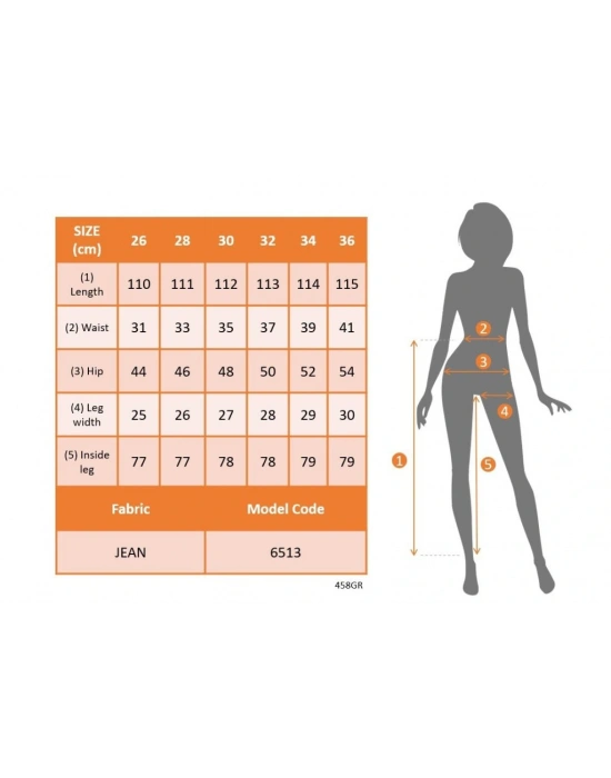 Kadın Yüksek Bel Tek Düğmeli Paçaya Doğru Genişleyen Kot Pantolon