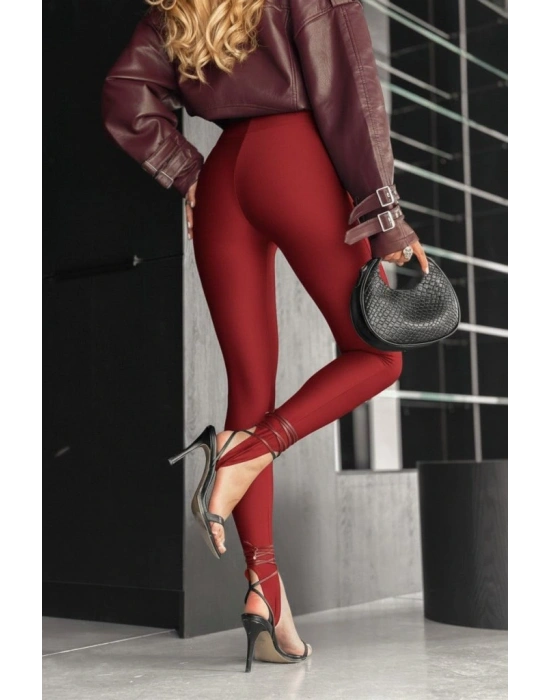 Kadın Yüksek Bel Topuk Altından Geçmeli Dalgıç Tayt