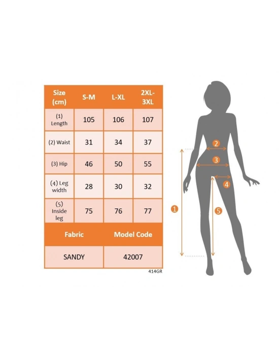 Kadın Yüksek Bel Yanları Volanlı Cepli Sandy Pantolon