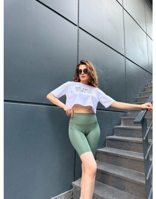 Kadın Yüksek Ben Toparlayıcı ort Tayt