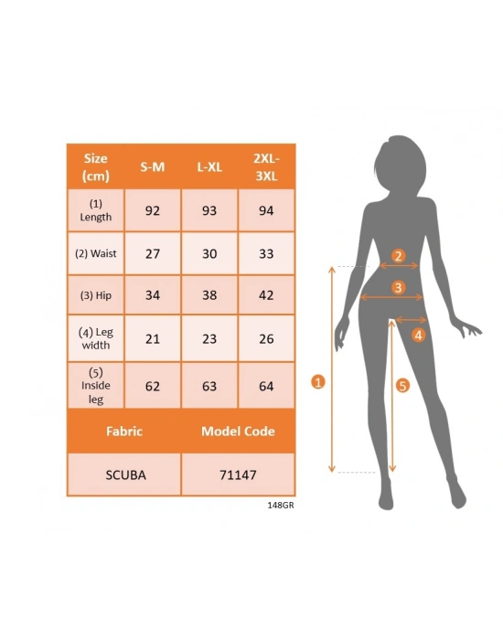 Kadın Yüz Baskılı Dalgıç Kumaş Tayt