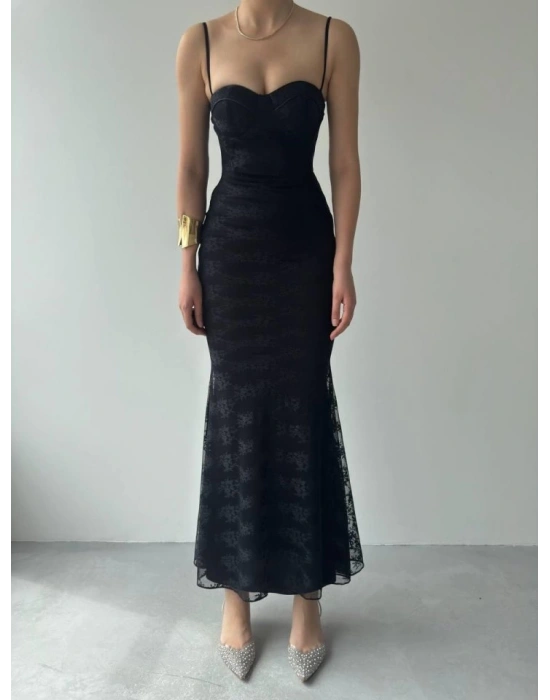 Kalıse İp Askılı Elbise