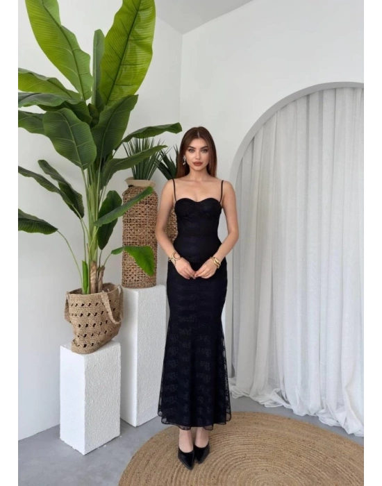 Kalıse İp Askılı Elbise