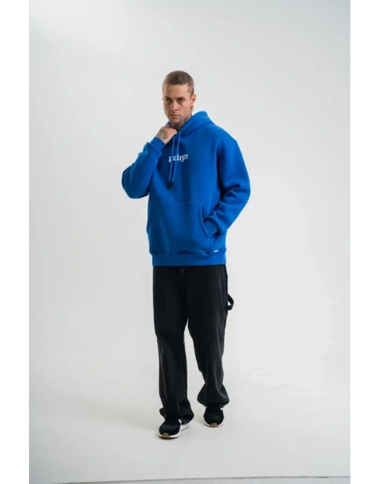 Kapşonlu Double Oversize Dijital Patchli weathirt  avi