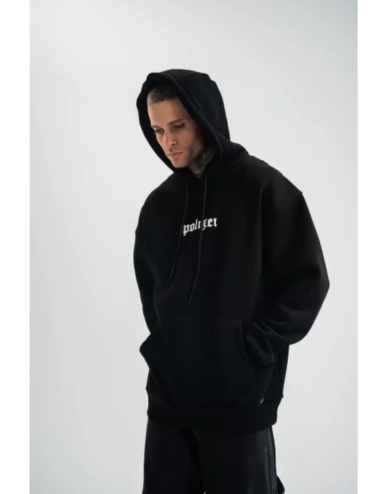 Kapşonlu Double Oversize Dijital Patchli weathirt  iyah