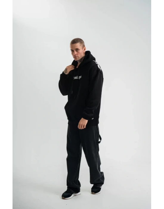 Kapşonlu Double Oversize Dijital Patchli weathirt  iyah