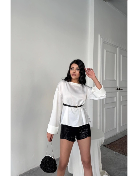 KEER DETAYI ATEN BUZ  Beyaz