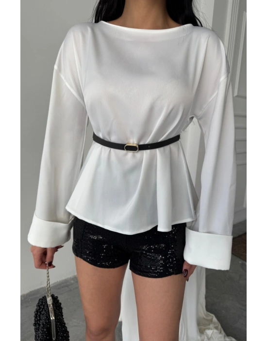 KEER DETAYI ATEN BUZ  Beyaz