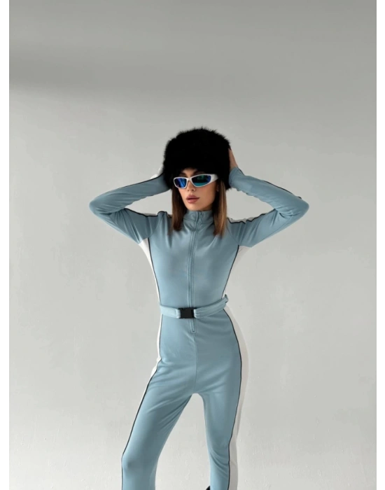 Kemer Detaylı Fermuarlı Tulum  Bebe avisi