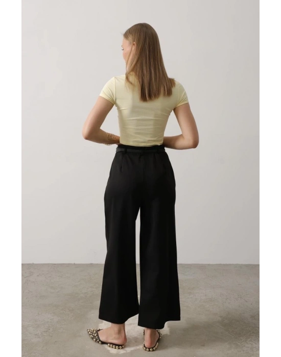 Kemer Pens Detaylı Pantolon  iyah