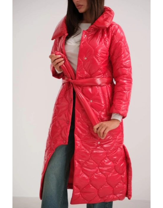 Kemerli Rugan Şişme Maxi Mont