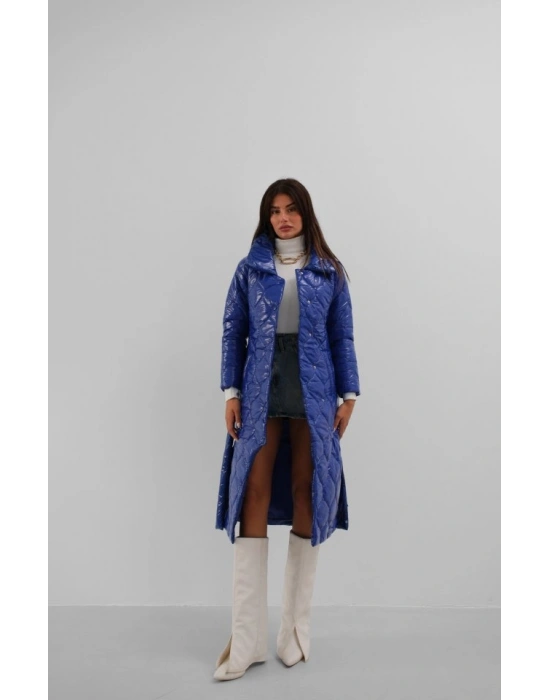 Kemerli Rugan Şişme Maxi Mont