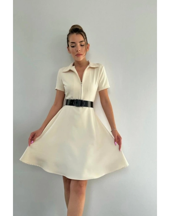 Kemik Kemerli por Elbise