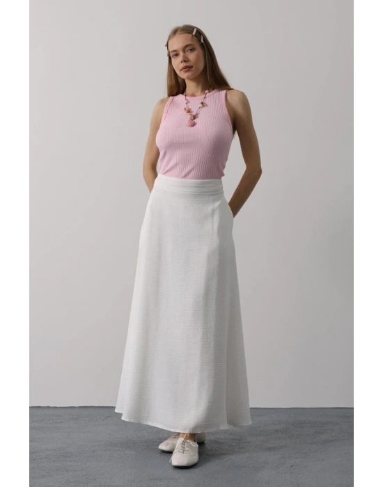 Keten Etek  Beyaz